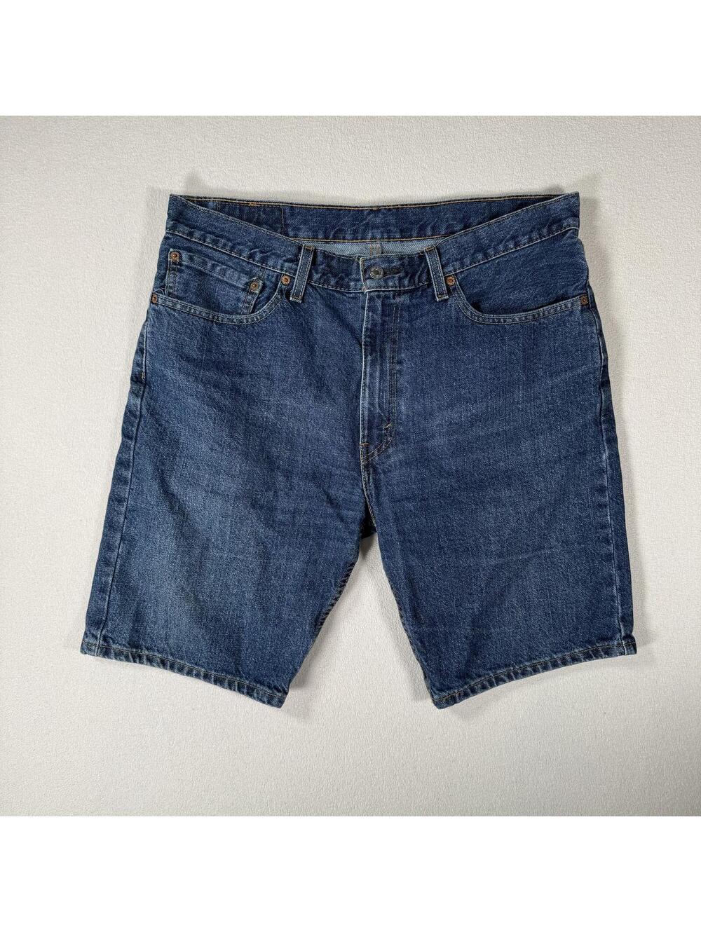 Levis 505 Denim Shorts Medium Wash Jorts